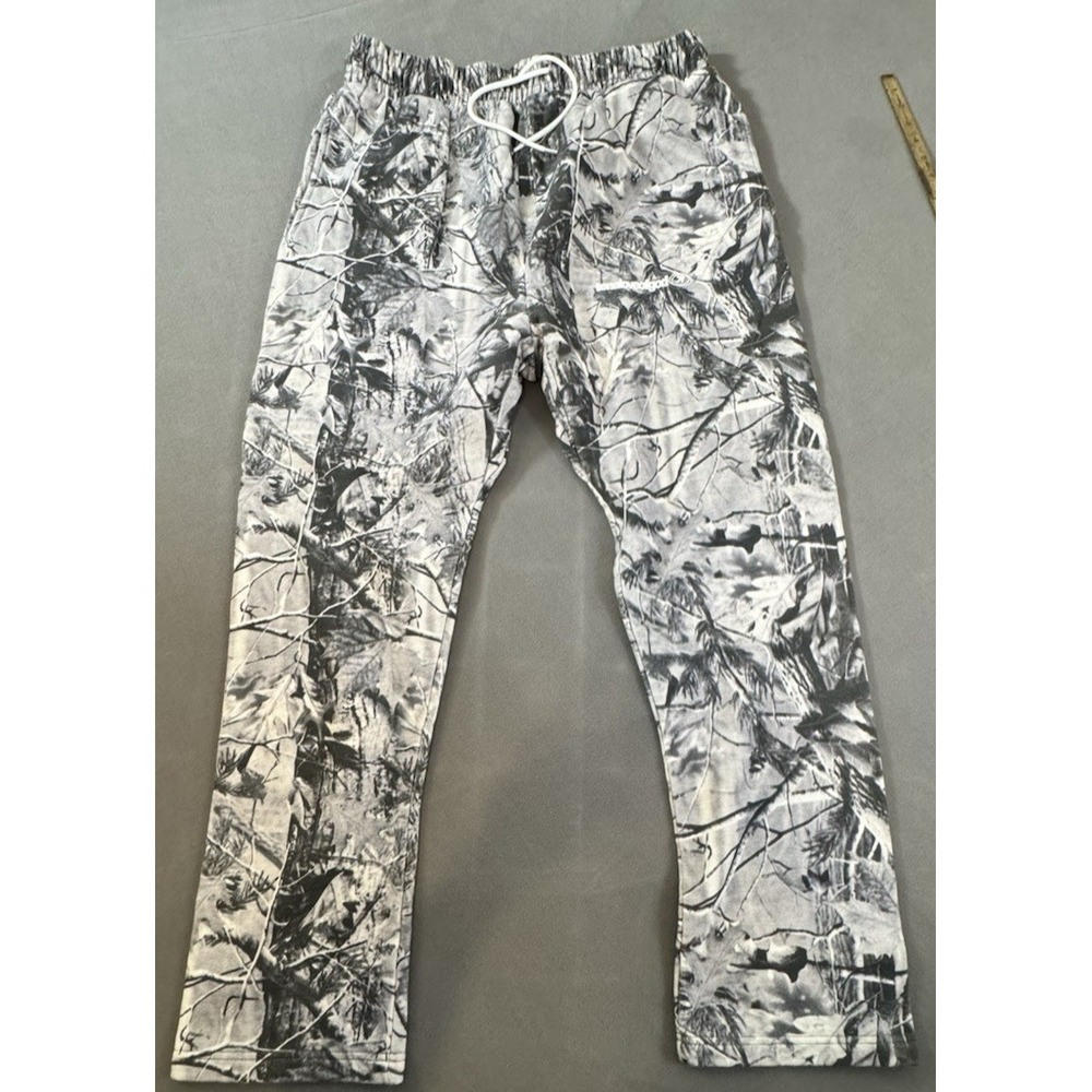Tenaloveofgod winter Camo Sweatpants  XL Fleece Lounge Pants Streetwear      J11